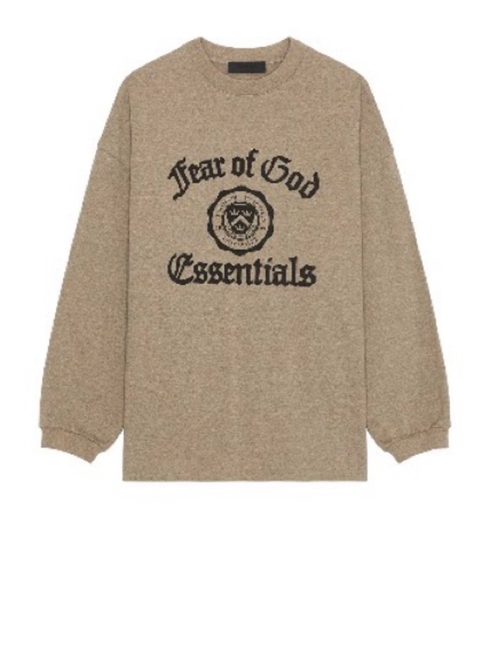 🎉Host Pick 🎉 Fear of God Essentials Brown Logo Crewneck Sweatshirt